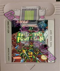 Teenage Mutant Ninja Turtles Fall of the Foot Clan USA-1 Cartridge