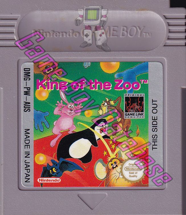 King of the Zoo AUS Cartridge