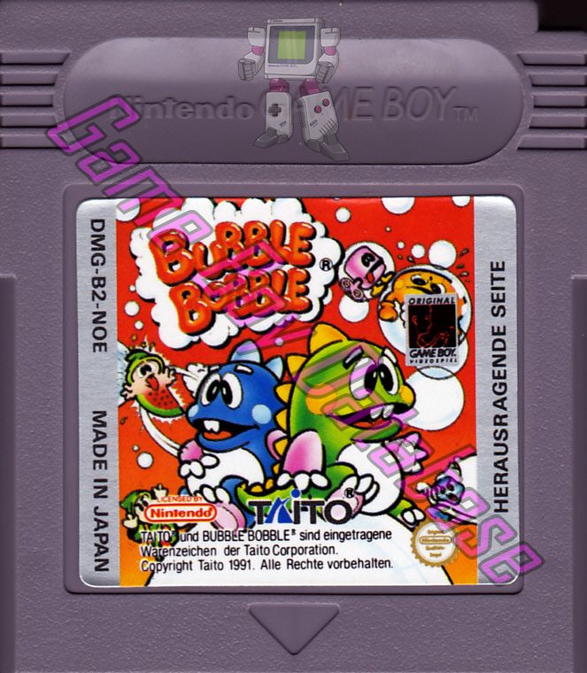 Bubble Bobble NOE Cartridge