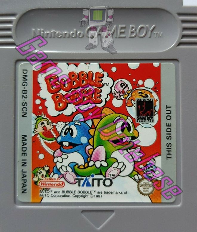 Bubble Bobble SCN Cartridge