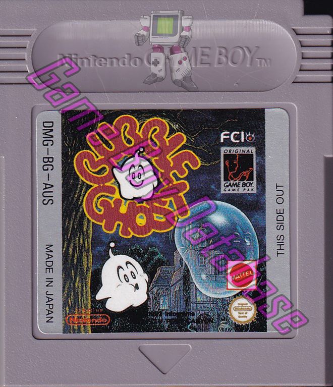 Bubble Ghost AUS Cartridge