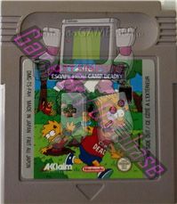 Bart Simpson's Escape from Camp Deadly FAH Cartridge