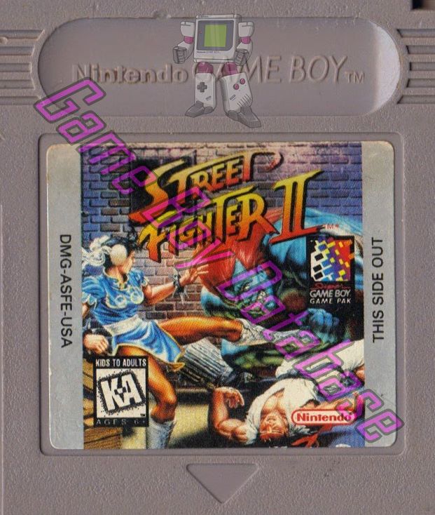 Street Fighter II USA Cartridge