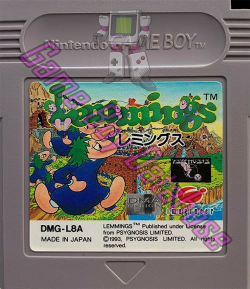 Lemmings JPN Cartridge