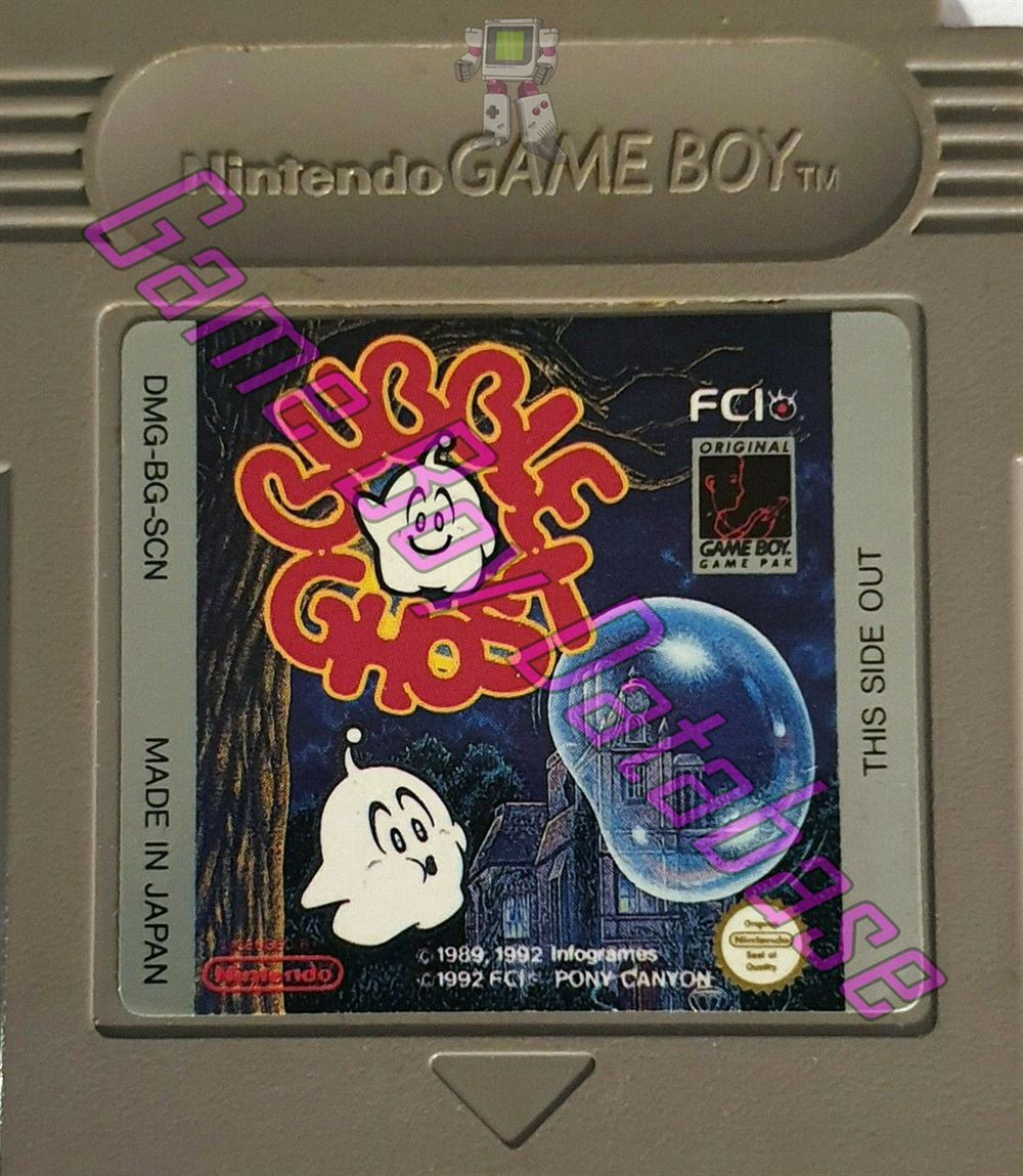 Bubble Ghost SCN Cartridge