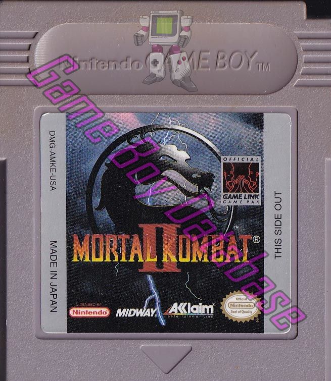 Mortal Kombat II USA Cartridge