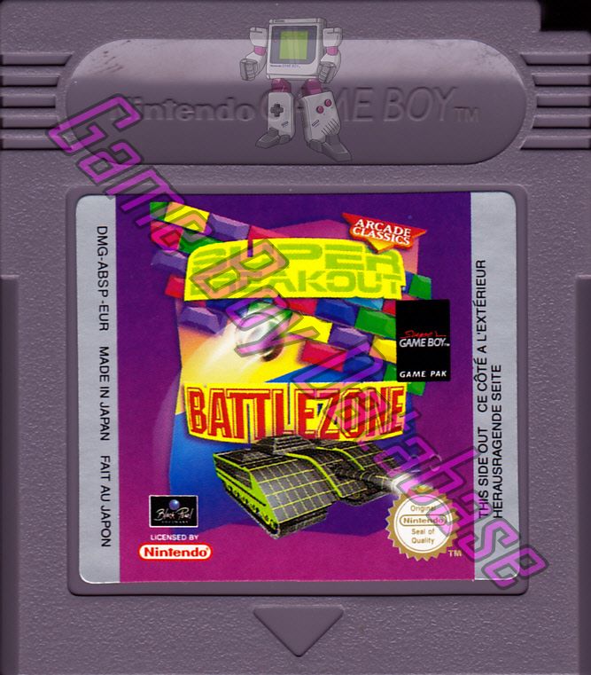 Super Break Out / Battle Zone EUR Cartridge