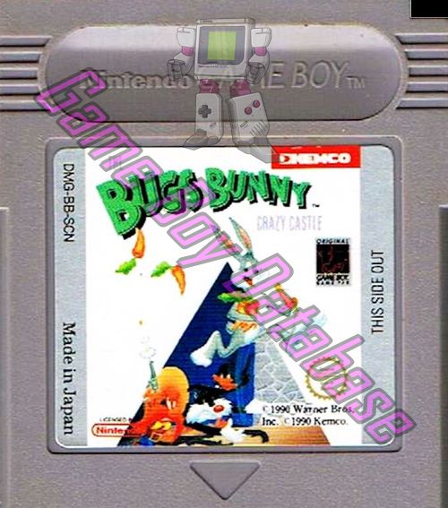 Bugs Bunny the Crazy Castle SCN Cartridge