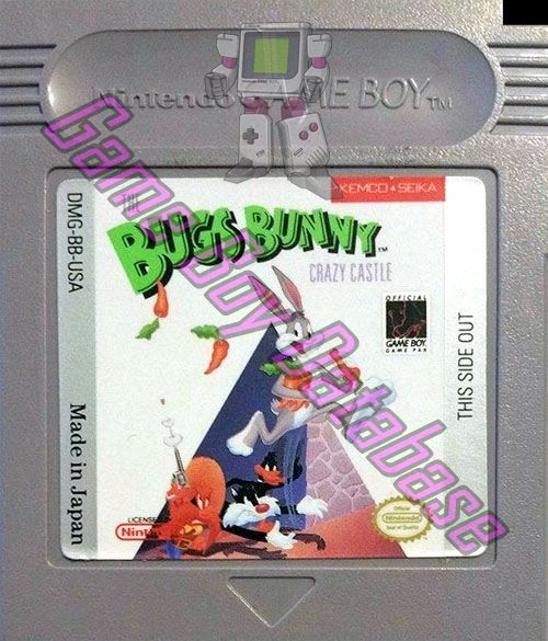 Bugs Bunny the Crazy Castle USA Cartridge