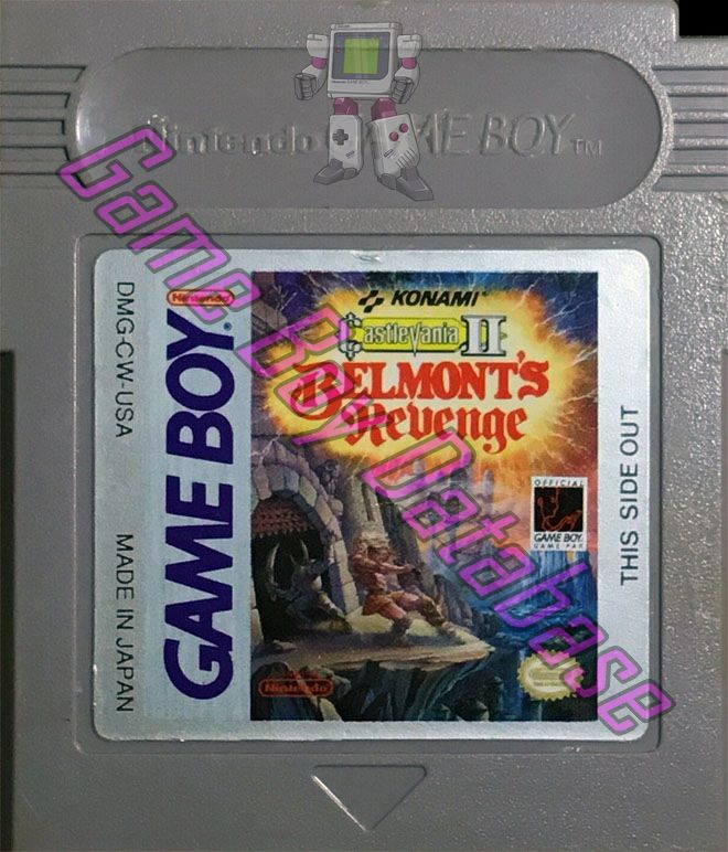 Castlevania II Belmont's Revenge USA-1 Cartridge