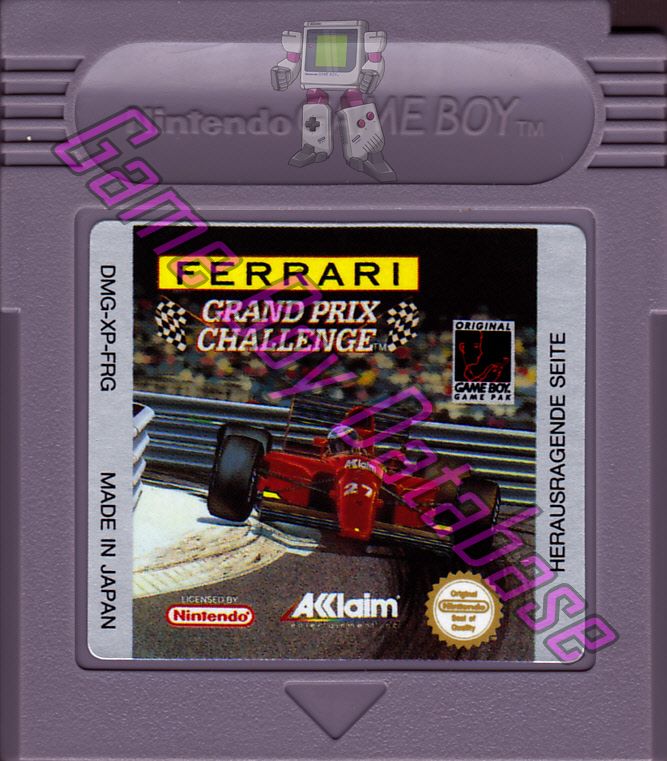 Ferrari Grand Prix Challenge FRG Cartridge