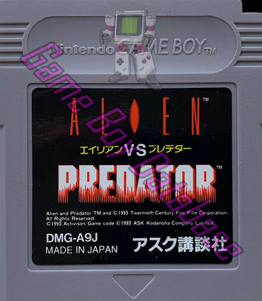 Alien vs Predator the Last of His Clan JPN Cartridge