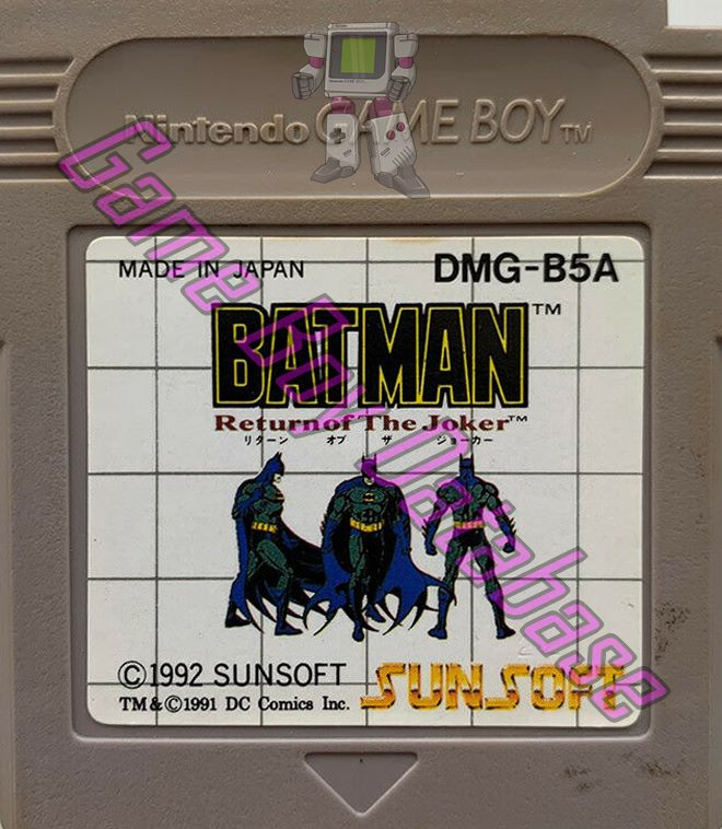 Batman Return of the Joker JPN Cartridge