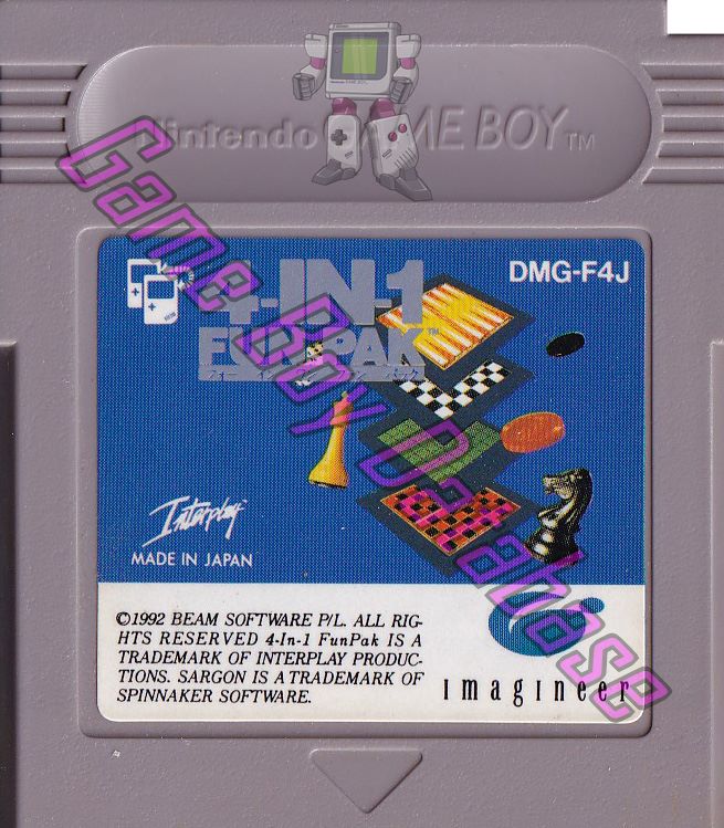 4 in 1 - Fun Pak JPN Cartridge