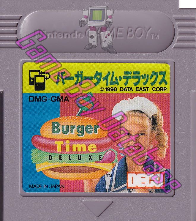 Burgertime Deluxe JPN Cartridge