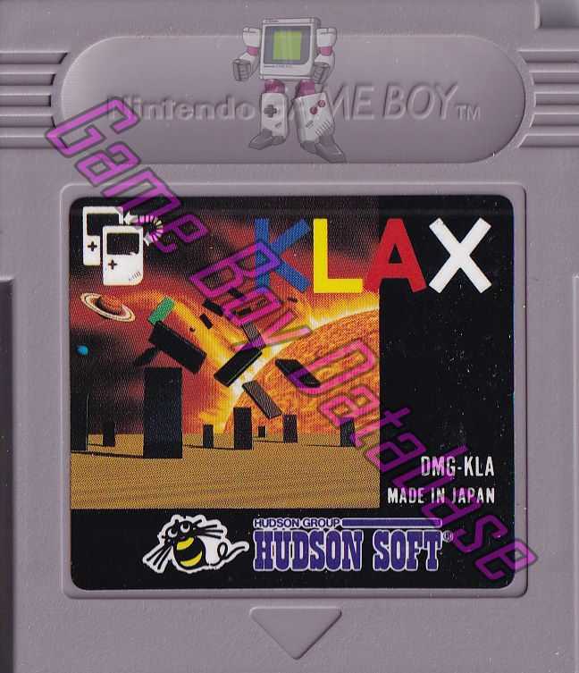 Klax (Japanese version) JPN Cartridge