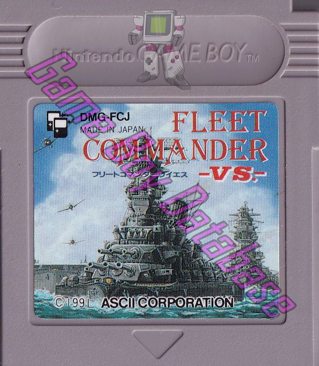 Fleet Commander VS. JPN Cartridge