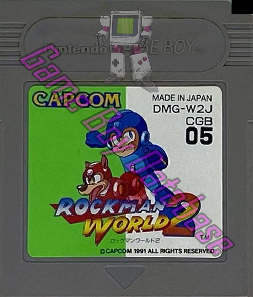 Rockman World 2 JPN Cartridge