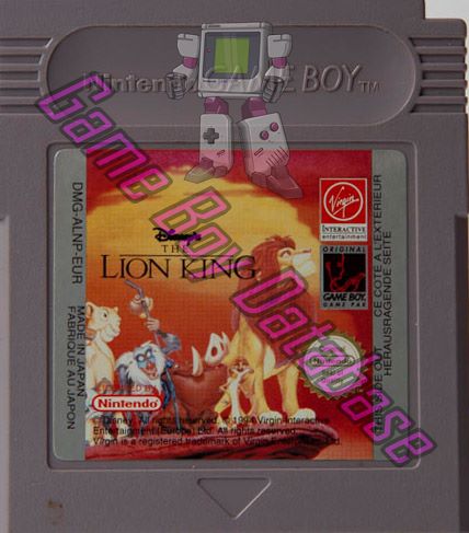 Rey leon (Disney el) NESP-1 Cartridge