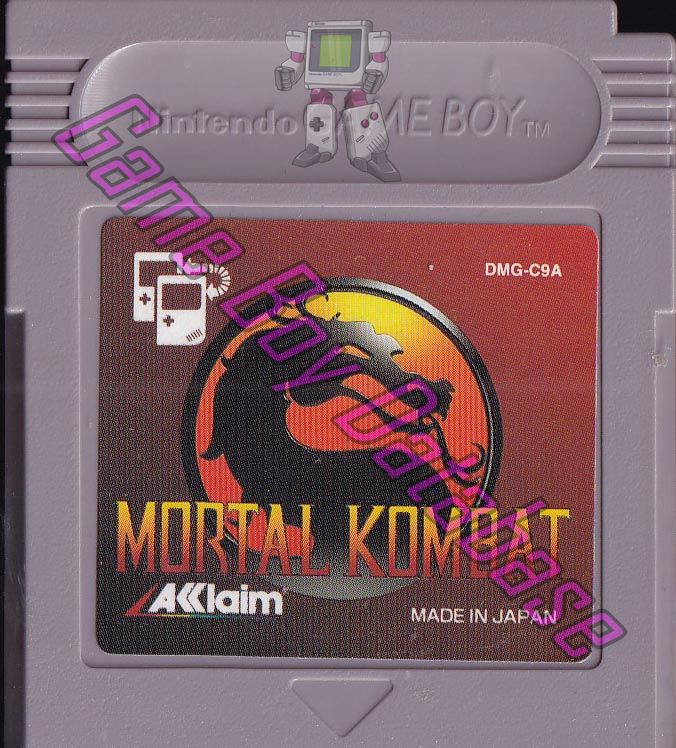 Mortal Kombat JPN Cartridge