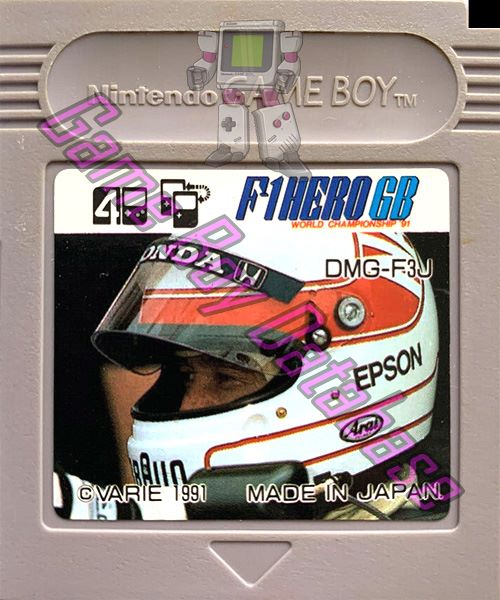 Nakajima Satoru F-1 Hero GB World Championship ‘91 JPN Cartridge