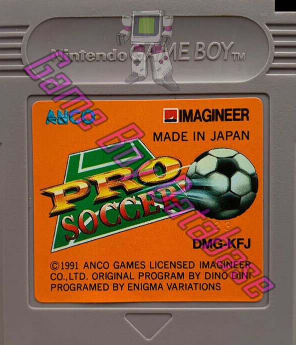 Pro Soccer JPN Cartridge