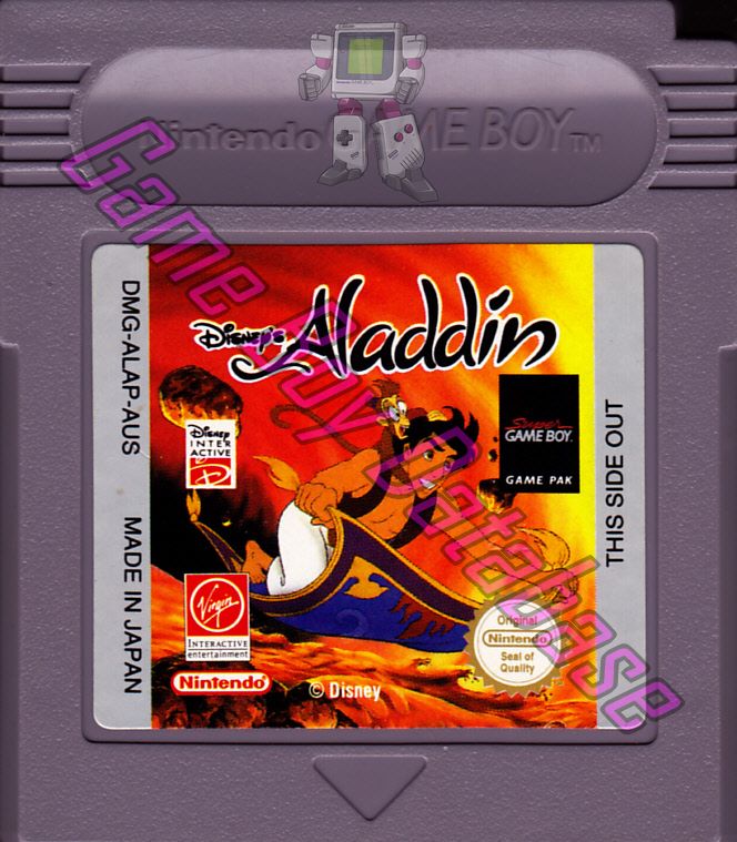 Aladdin (Disney's) AUS Cartridge