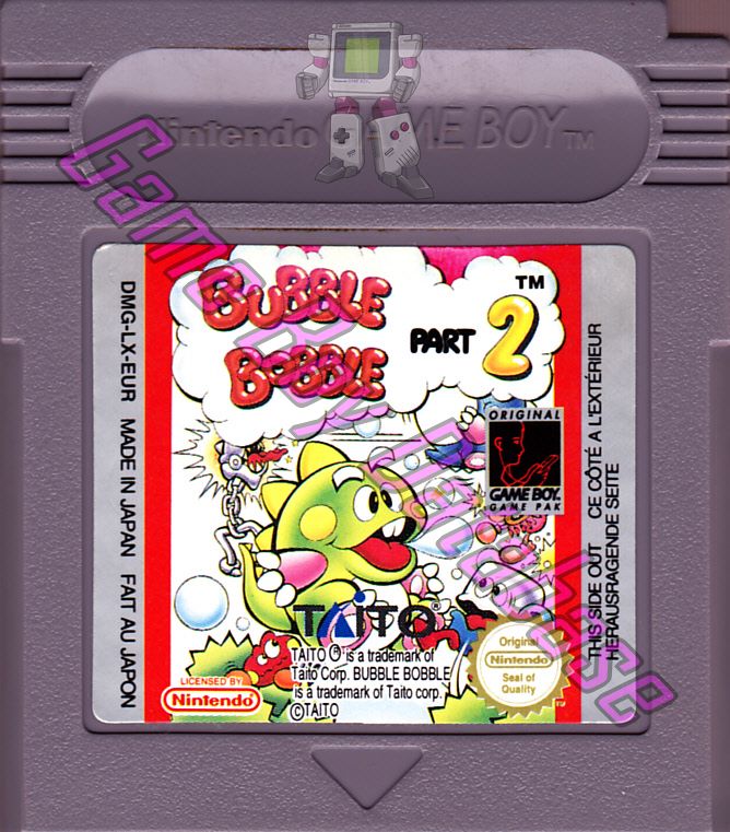 Bubble Bobble Part 2 EUR Cartridge