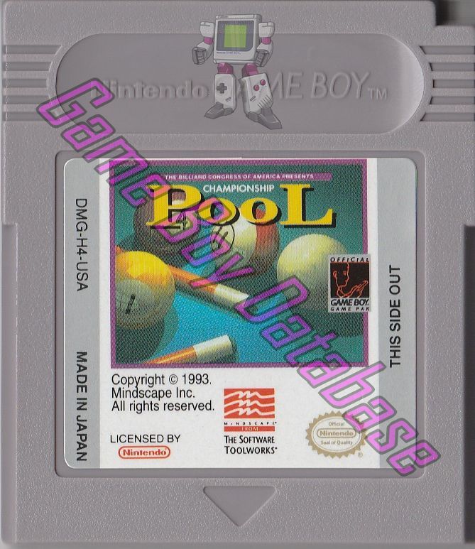 Championship Pool USA Cartridge