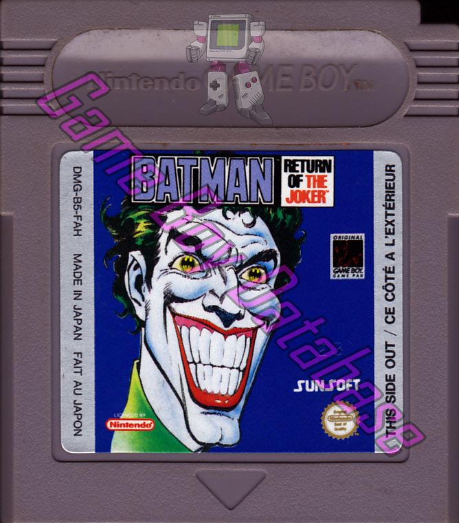 Batman Return of the Joker FAH-1 Cartridge