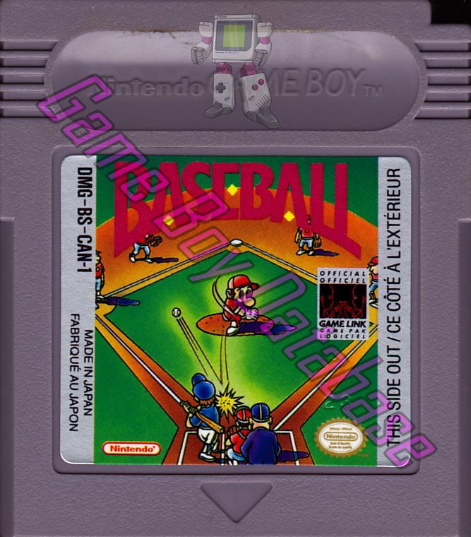 Baseball CAN-1 Cartridge