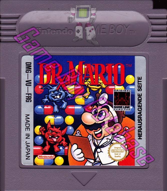 Dr. Mario FRG-3 Cartridge