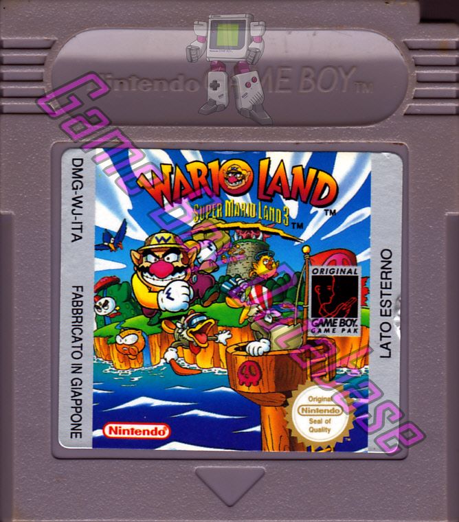 Wario Land: Super Mario Land 3 ITA-1 Cartridge