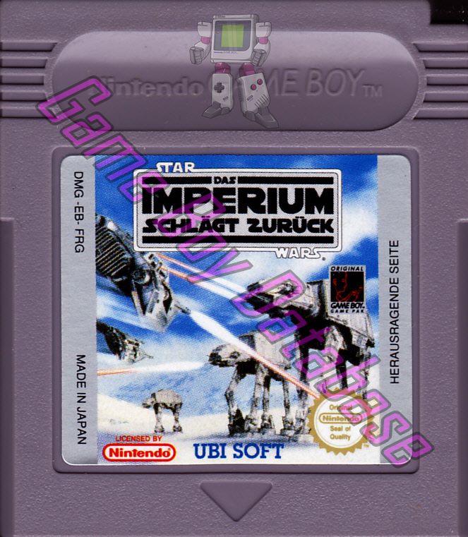 Star Wars das Imperium Schlägt Zurück FRG Cartridge