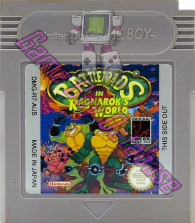 Battletoads in Ragnarok's World AUS Cartridge