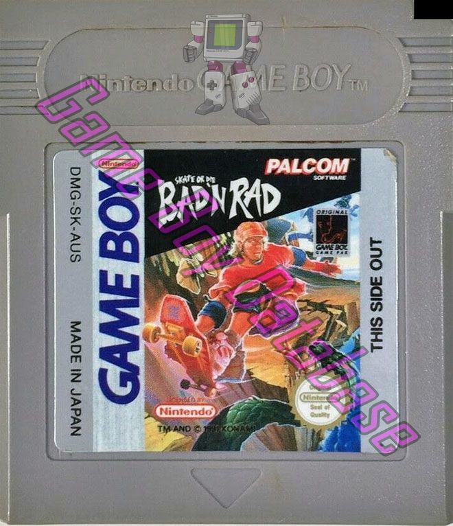 Bad'n Rad (Skate or Die) AUS Cartridge