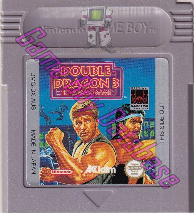 Double Dragon 3 the Arcade Game AUS Cartridge