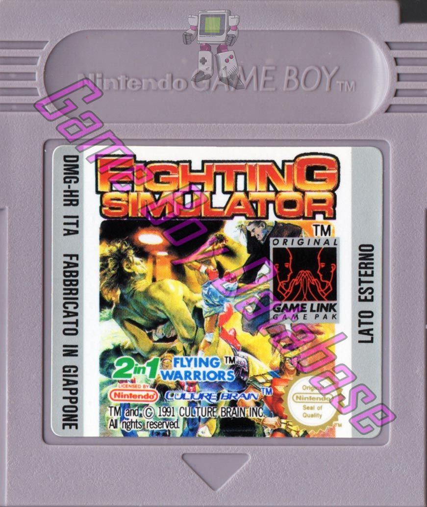 Fighting Simulator 2 in 1 Flying Warriors ITA Cartridge