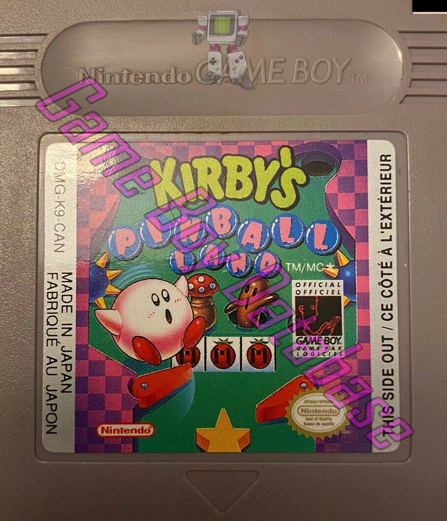 Kirby's Pinball Land CAN-1 Cartridge