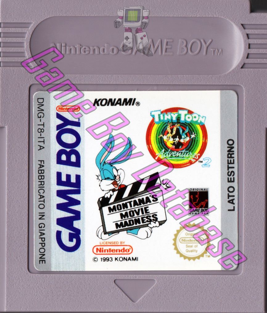 Tiny Toon Adventures 2 Montana's Movie Madness ITA Cartridge