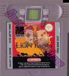 Lion King (Disney's the) SCN Cartridge