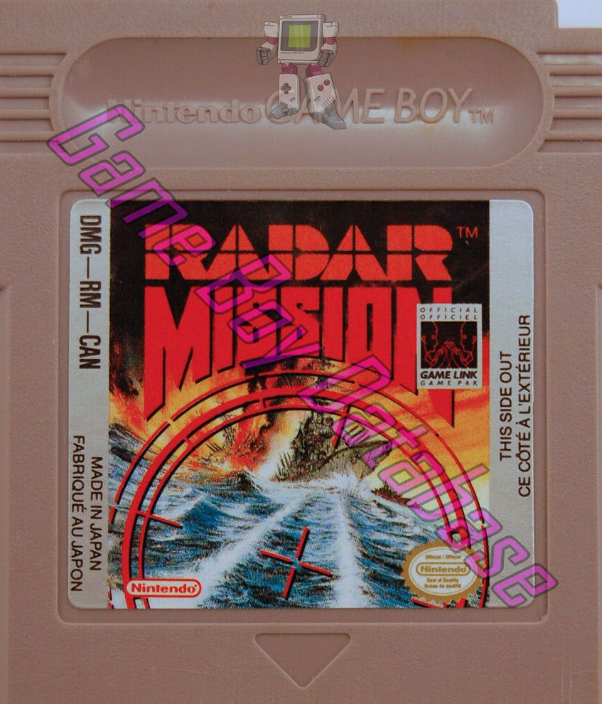 Radar Mission CAN Cartridge