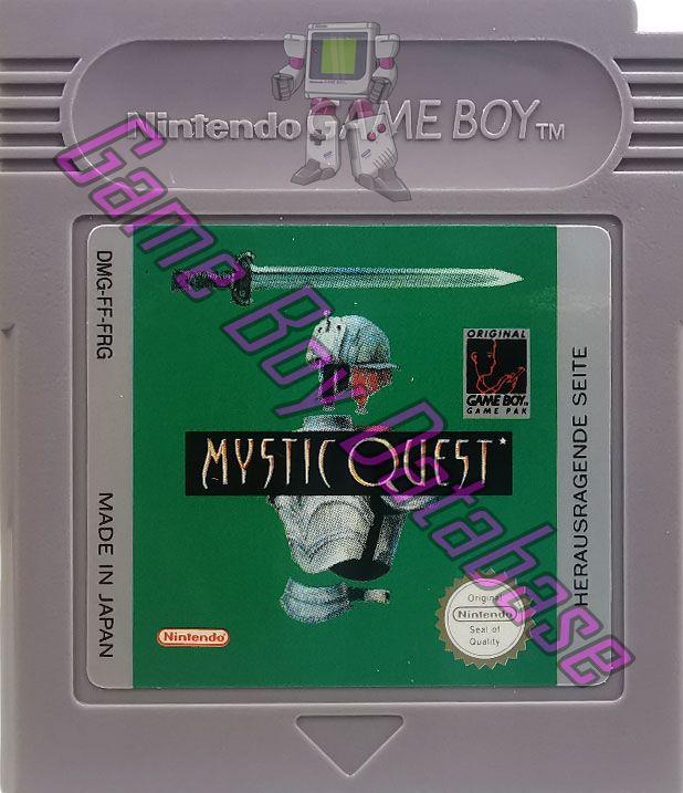 Mystic Quest FRG-1 Cartridge