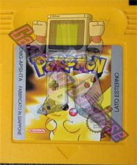 Pokemon Edition Speciale Edizione Pikachu Versione Gialla NITA-1 Cartridge