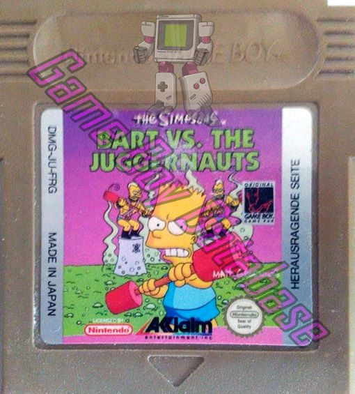 Simpsons Bart vs. the Juggernauts (the) FRG Cartridge