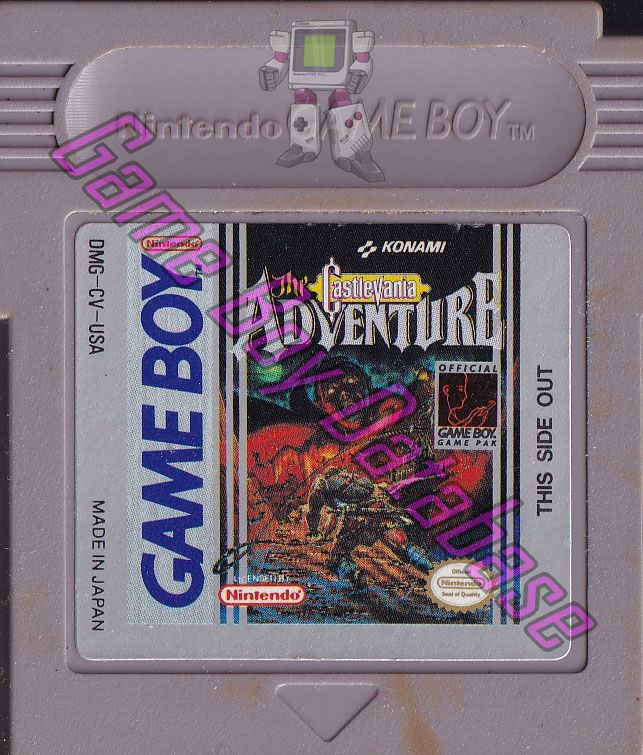 Castlevania the Adventure USA Cartridge