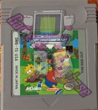 Bart Simpson's Escape from Camp Deadly USA Cartridge