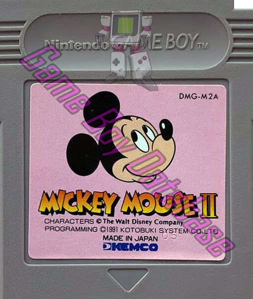 Mickey Mouse II JPN Cartridge