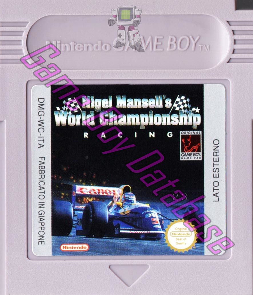 Nigel Mansell’s World Championship ITA-1 Cartridge