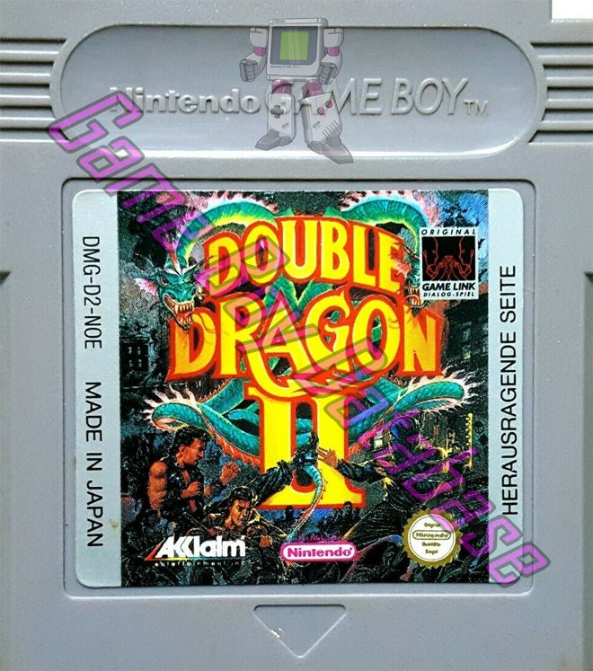 Double Dragon II NOE Cartridge